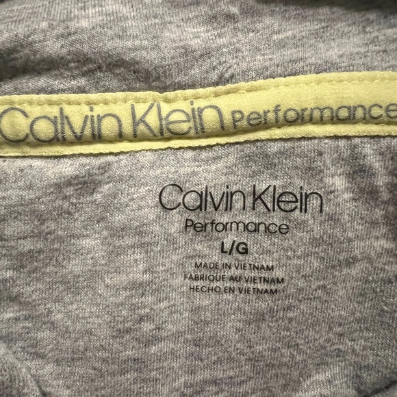 CALVIN KLEIN PERFORMANCE LIKE NEW! WOMEN’S HOODIE IN HEATHERED GRAY SIZE LARGE - Picture 9 of 10